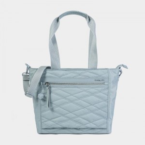 Light Blue Women's Hedgren Zoe Tote Bags | XKZ2247DN